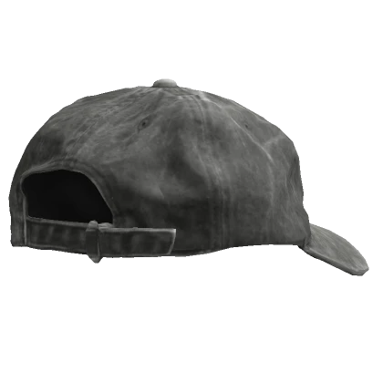 Distressed Grey Hat backwards