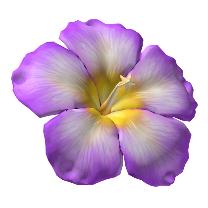 Tropical Summer Hibiscus Hair Flower (Purple)