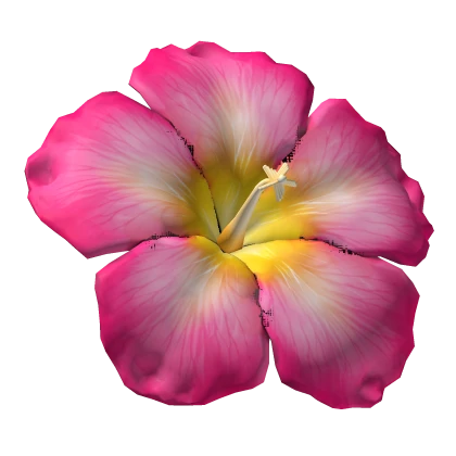 Tropical Summer Hibiscus Hair Flower (Pink)