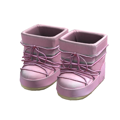 y2k Moon Boots Pink -3.0