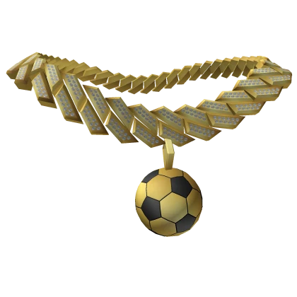 Gold Football Chain