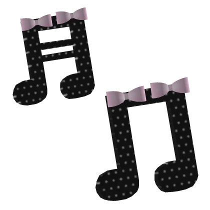 ୨୧ cutecore soft piano dolly music notes hairclips