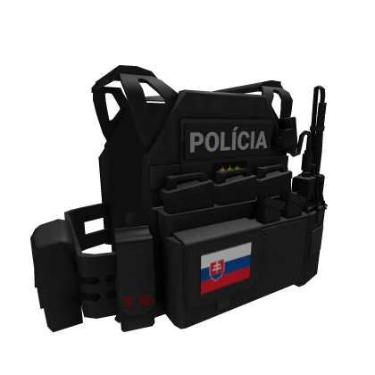 TPC Slovakia Police Plate Carrier (Black)