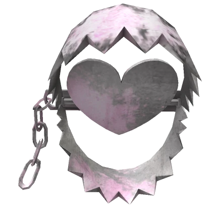 ɞ | (forward) cute silver heart bear trap /w blood