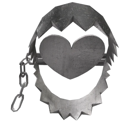 ɞ | (forward) cute silver heart bear trap