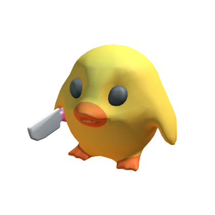 Cute Duck with Knife Costume