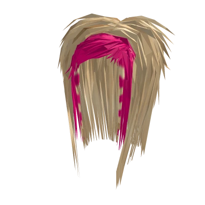 Long Scene Hair (Blonde/Pink)