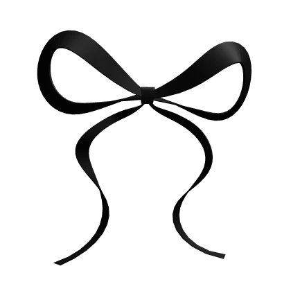 Flowy Ribbon in Black