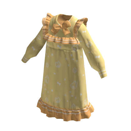 Pajamas dress (yellow)