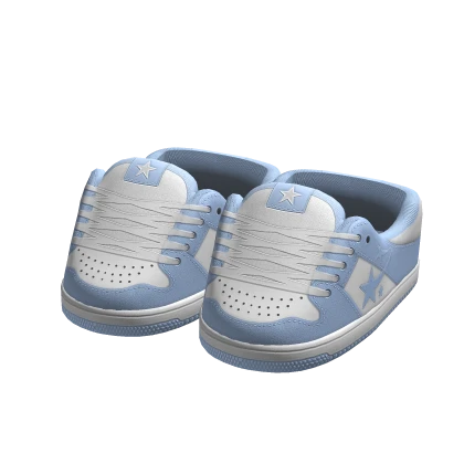 Low Pastel Blue Star Sneaker 13
