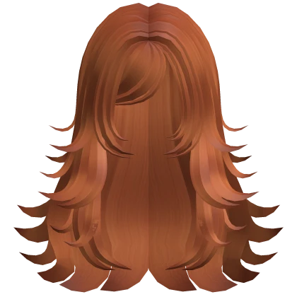 ♡ ethereal choppy layered hair (ginger)