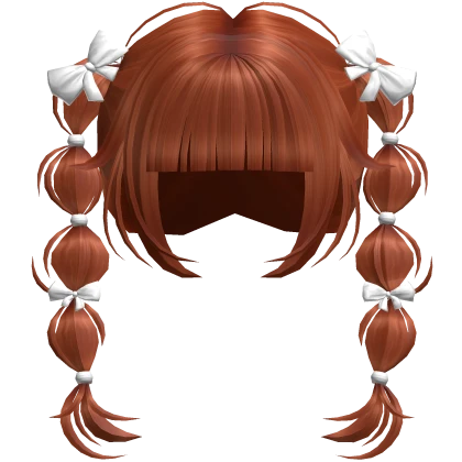 Bubble Braids & Bows Hair Ginger