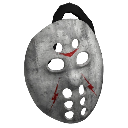 White Horror Hockey Mask (Waist)