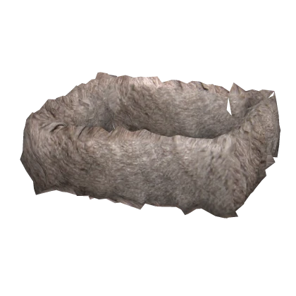 [R6] Left Beige Fur Cuff