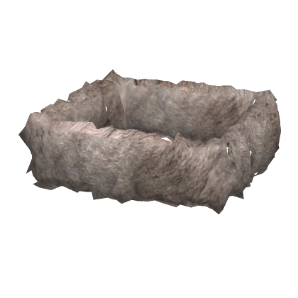 [R6] Right Beige Fur Cuff