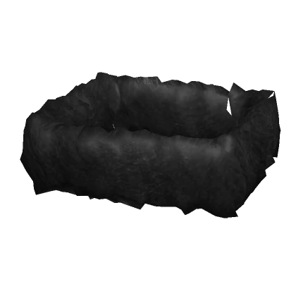 [R6] Left Black Fur Cuff