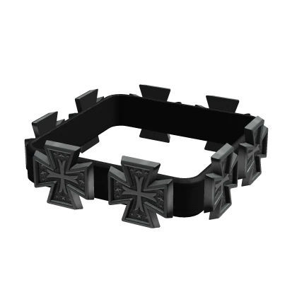 1.0 Chrome Cross Bracelet