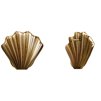 Scallop Seashell Earrings