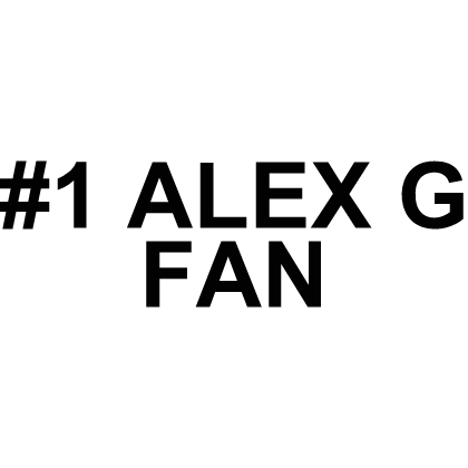 #1 Alex G Fan Overhead Tag
