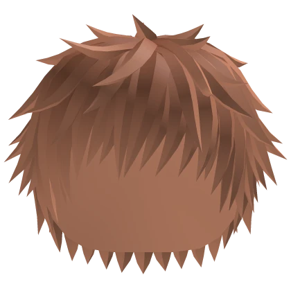 Messy Emo Ginger Anime Hair