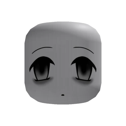 Y2K Moe Tired Anime Face