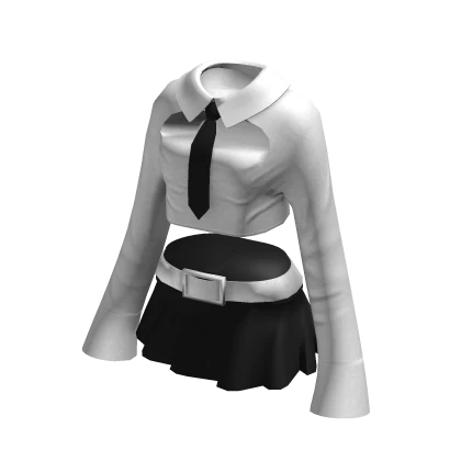 ★ black anime harajuku school uniform w mini skirt