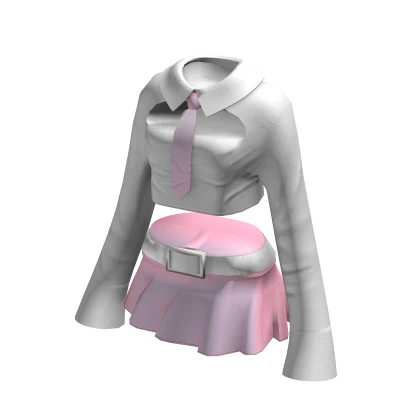 ★ pink anime harajuku school uniform w mini skirt