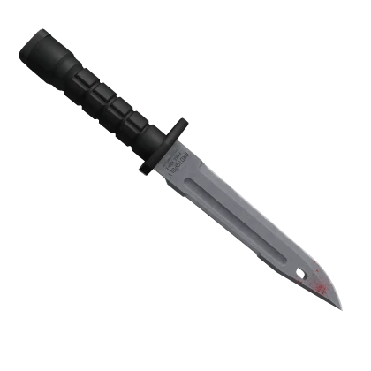 Combat Knife Waist Rusted Prop Halloween