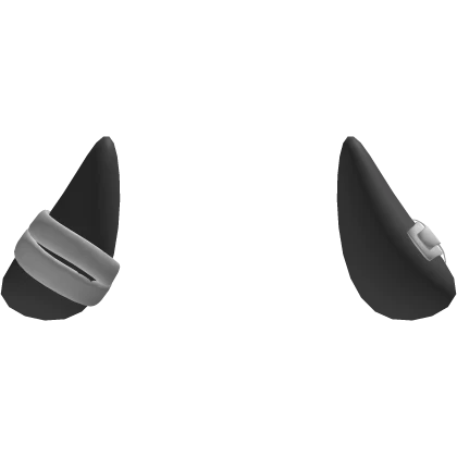 🤍bandaged bunny ears in black