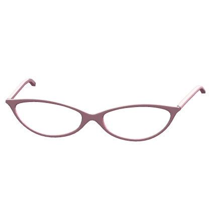 Y2K Cat Eye Glasses in Pink