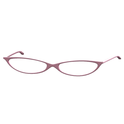Y2K Librarian Glasses in Pink