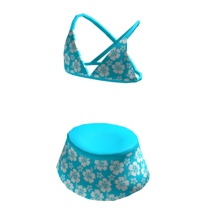 ✅Blue Hibiscus Summer Bikini✅