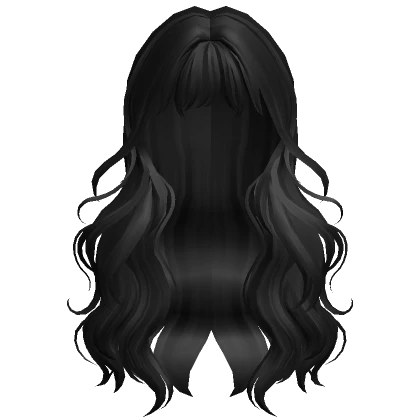 ♡ black cute voluminous wavy hair