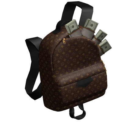 Fancy Brown Money Bag