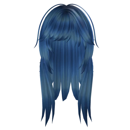 Scene Layered punk emo choppy Fatal raccoon blue