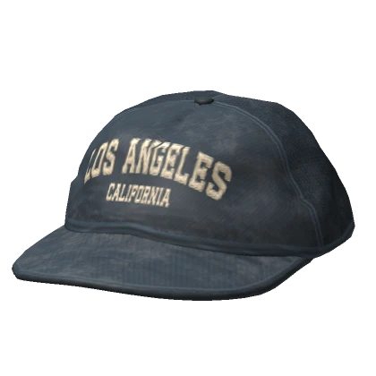 Y2K Distressed Denim Cap Backwards