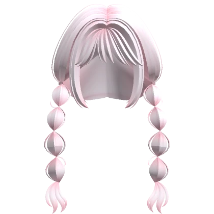 Pink Bubble Braids