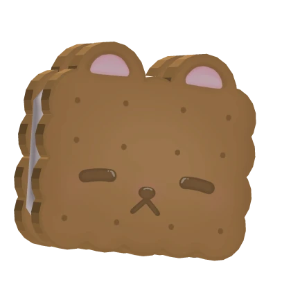 [FACE] cute kawaii cookie bear backpack