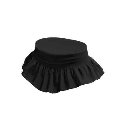 Ruffled Skirt Black