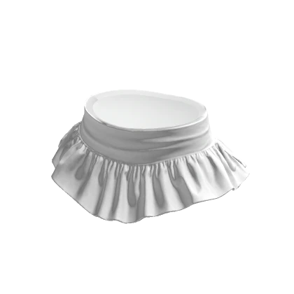 Ruffled Skirt White