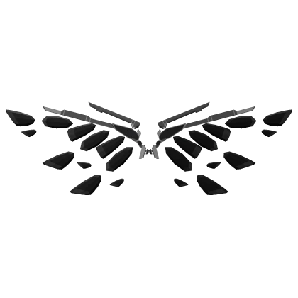 Sci-Fi Diamond back wings - Black