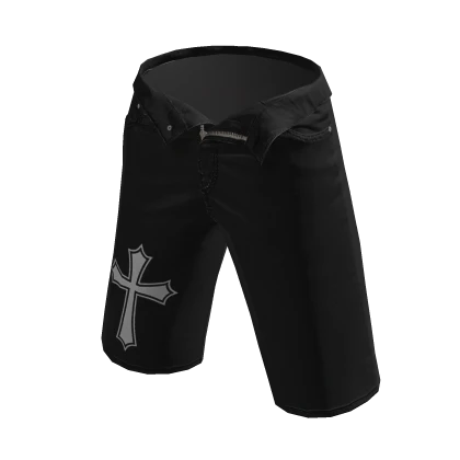 BB Black Cargo Urban Long Shorts