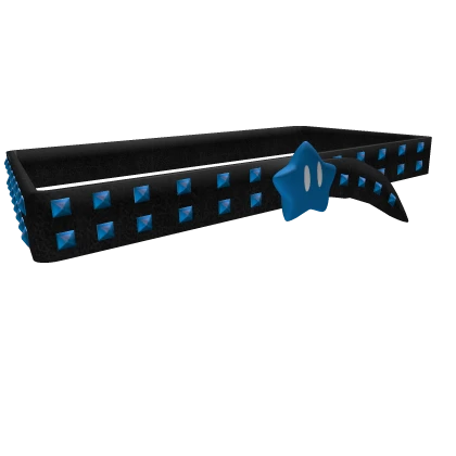 blue studded y2k star belt 1.0