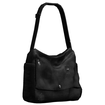 Grunge Messenger Bag Black 3.0