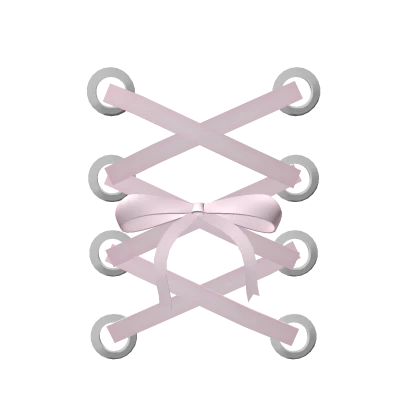 ꒰┊baby pink corset back laces