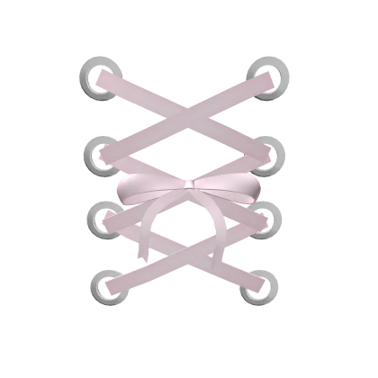 ꒰┊baby pink corset front laces