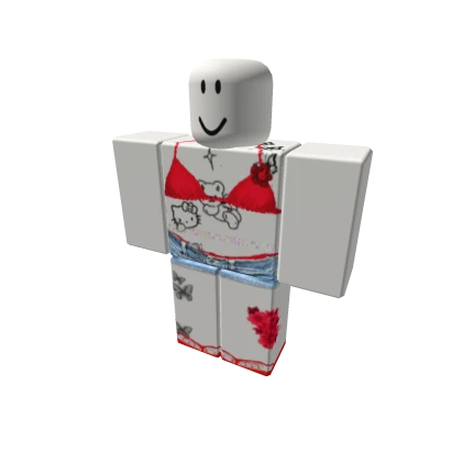 Red butterfly Summer fit 