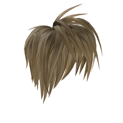 blonde emo anime scene messy hair