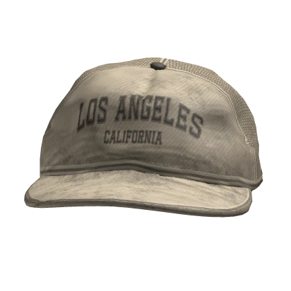 Y2K Distressed Cap Beige