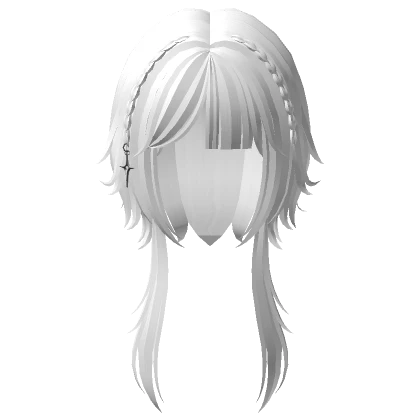 ouji harajuku jellyfish hair w/ star clip (white)